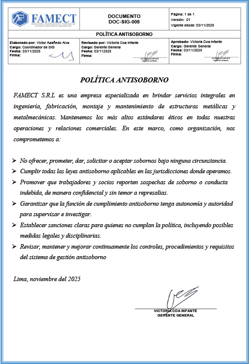 DOC-SIG-008 POLITICA ANTISOBORNO V01 - PERIODICO MURAL